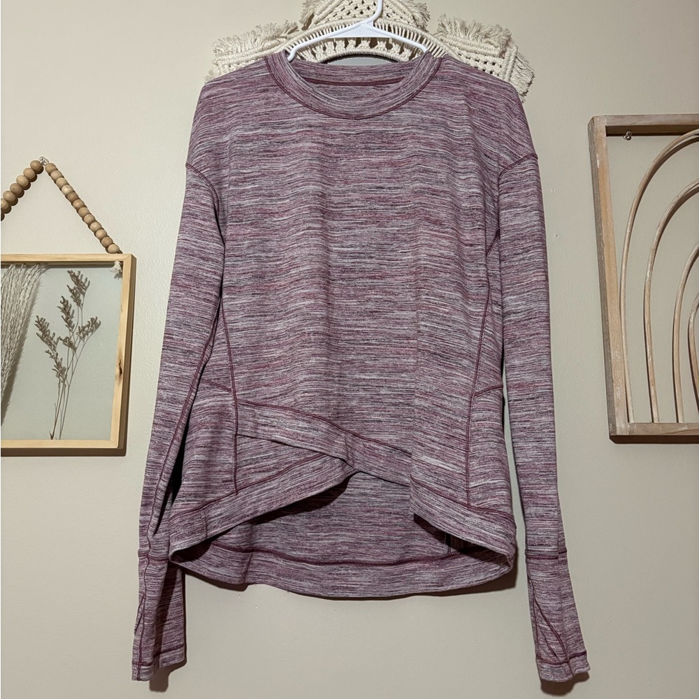 Lululemon Close To Crossing Multicolor Pink Long Sleeve